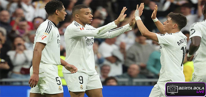 Hasil Liga Spanyol Kylian Mbappe Mejan, Real Madrid Nyaris Tumbang